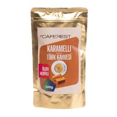Caferest Karamelli Öğütülmüş Türk Kahvesi, 200 gr - 1