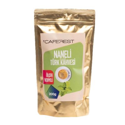 Caferest Naneli Öğütülmüş Türk Kahvesi, 200 gr - 1