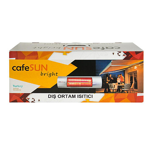 Cafesun Bright Cafe Tipi Isıtıcı, 2000 W, Nikel - 3