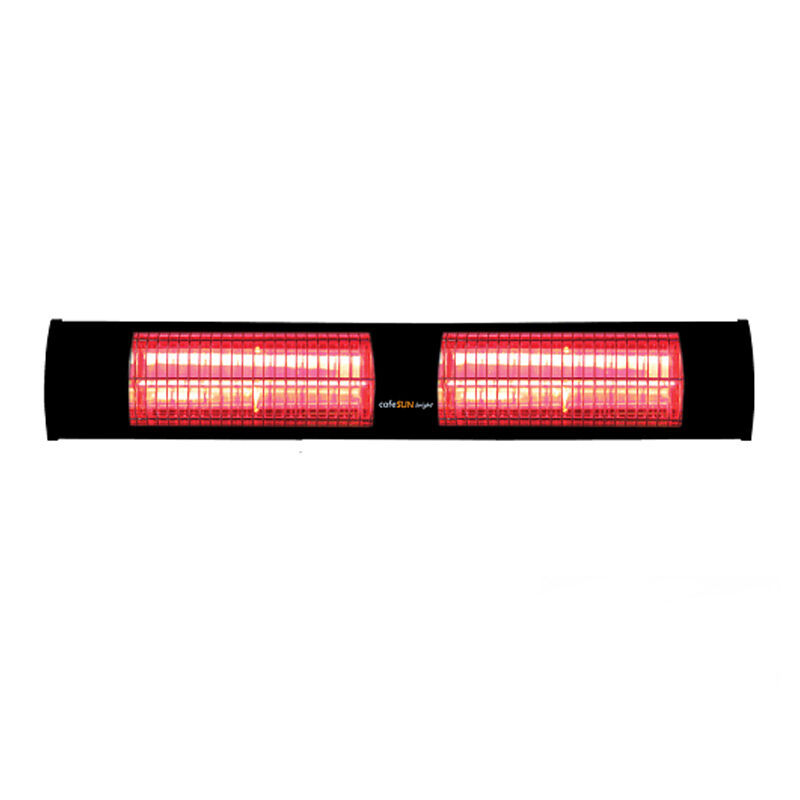 Cafesun Bright Cafe Type Heater, 2x2000 W, Black - Cafesun