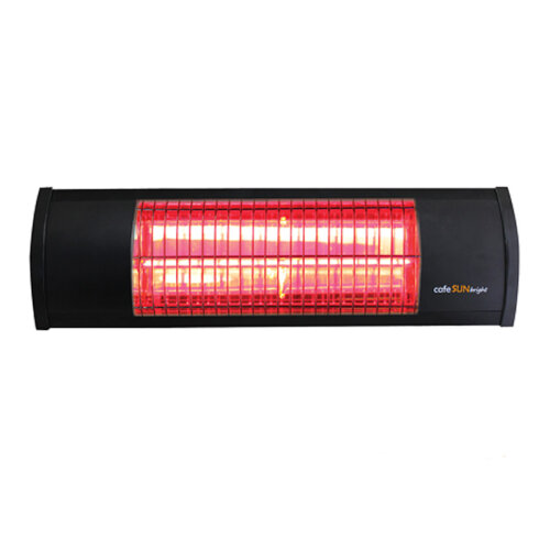 Cafesun Bright Remote Control Cafe Type Heater, 2000 W, Black - Cafesun