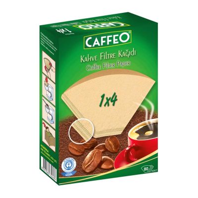 Caffeo 1x4 Kahve Filtre Kağıdı, 80 Adet - 1