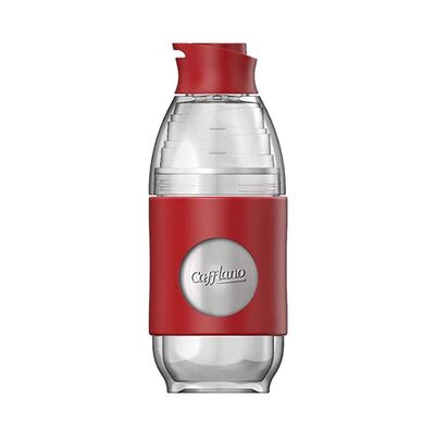 Cafflano Go-Brew Kahve Demleme Şişesi, Kırmızı - Cafflano