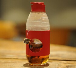 Cafflano Go-Brew Kahve Demleme Şişesi, Kırmızı - Thumbnail