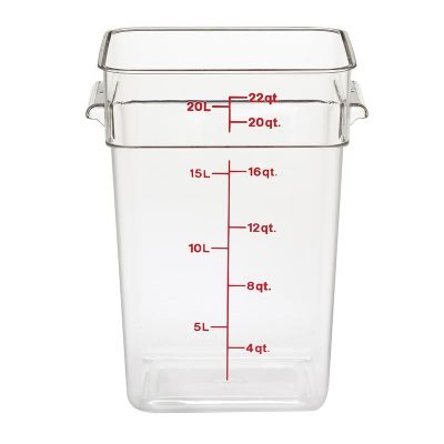 Cambro Camsquare Saklama Kabı, 20.8 L - 1