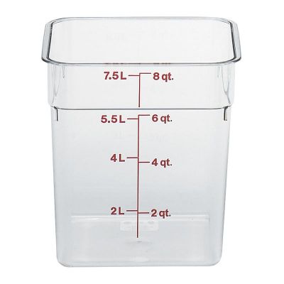 Cambro Camsquare Saklama Kabı, 7.6 L - 1