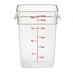 Cambro Camsquare Storage Container, 20.8 L - Cambro