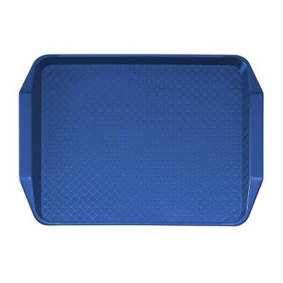 Cambro Fast Food Tepsi, 30x41 cm, Kulplu, Mavi - 1