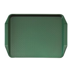 Cambro Fast Food Tepsi, 30x41 cm, Kulplu, Yeşil - Cambro