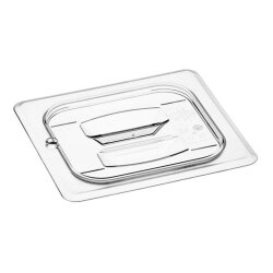 Cambro GN 1/6 Handle Polycarbonate Gastronorm Bathtub Cover - Cambro