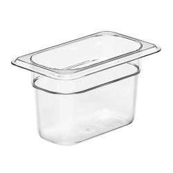 Cambro GN 1/9-105 mm Polycarbonate Gastronorm Bathtub 