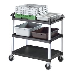 Cambro KD Сервисная тележка, открытая вокруг, большая, серая - Cambro (1)