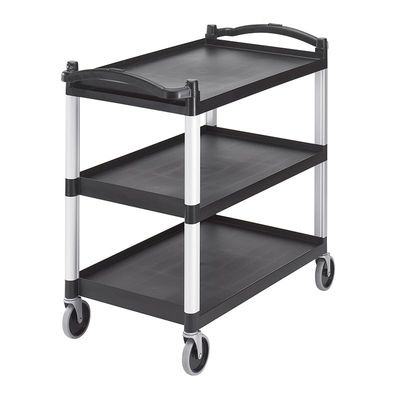 Cambro KD Servis Arabası, Çevresi Açık, Büyük, Gri - 1