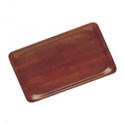 Cambro Selform Walnut Laminated Tray, Rectangular, 32.5x53 cm - Cambro