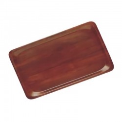 Cambro Selform Walnut Laminated Tray, Rectangular, 37x53 cm - Cambro