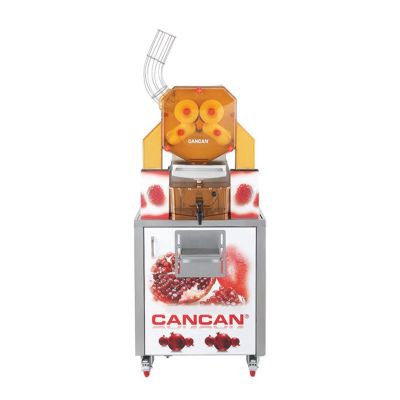 Cancan Depolu Bardaklı Otomatik Nar ve Greyfurt Sıkma Makinesi, 32 Adet/dk - Cancan