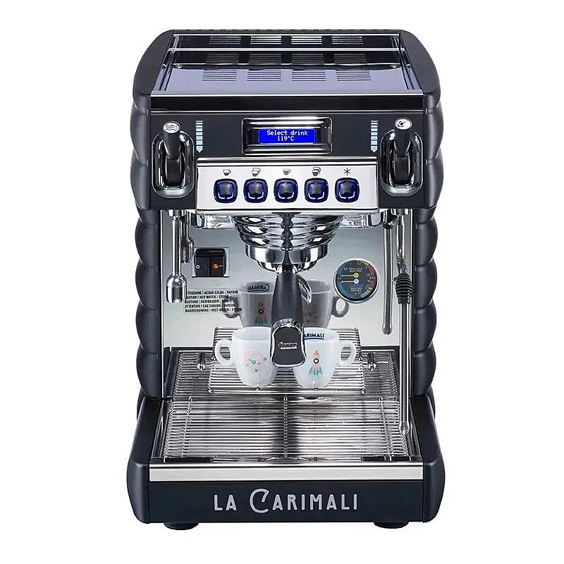 Carimali Bubble Yarı Otomatik Espresso Kahve Makinesi, Tek Gruplu, Siyah - Carimali