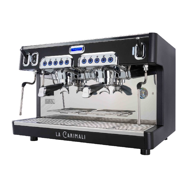 Carimali Cento Tall Cup Yarı Otomatik Espresso Kahve Makinesi, 2 Gruplu, Siyah - Carimali
