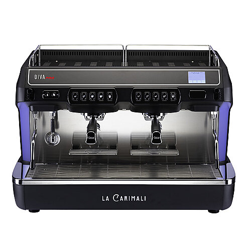Carimali DivaPRO High Cappuccinatore Tam Otomatik Espresso Kahve Makinesi, 2 Gruplu, 400 V, Siyah - Carimali
