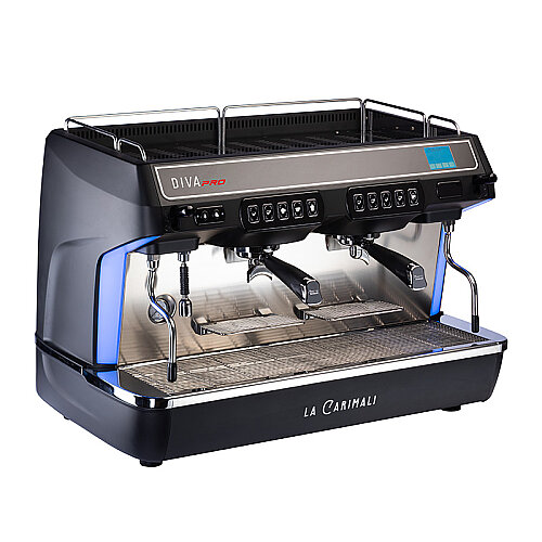 Carimali DivaPRO High Cappuccinatore Tam Otomatik Espresso Kahve Makinesi, 2 Gruplu, 400 V, Siyah - Carimali (1)