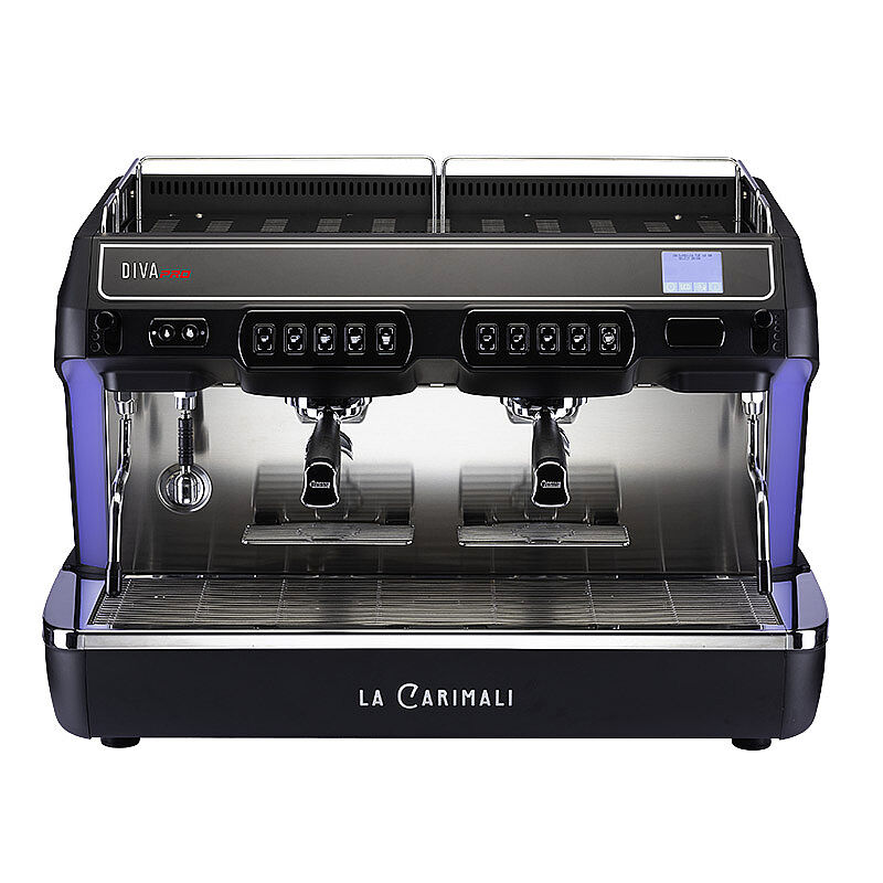 Carimali DivaPRO High Cappuccinatore Tam Otomatik Espresso Kahve Makinesi, 2 Gruplu, Siyah - Carimali