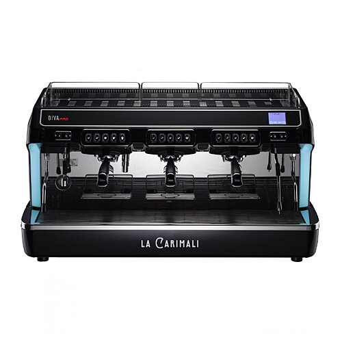 Carimali DivaPRO Yarı Otomatik Espresso Kahve Makinesi, 3 Gruplu, 400 V, Siyah - Carimali