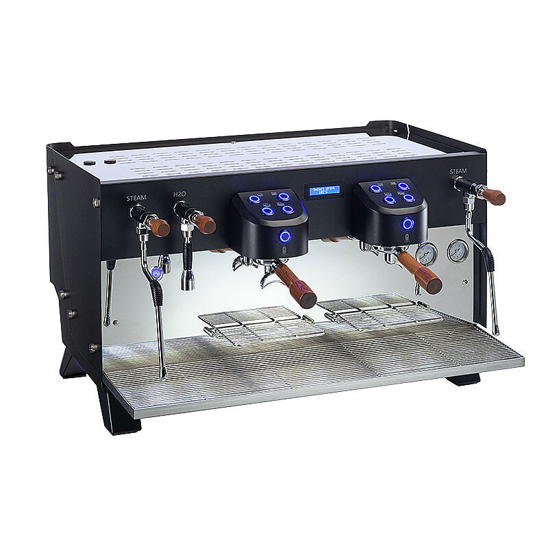 Carimali Glow E2 Tam Otomatik Espresso Kahve Makinesi, 2 Gruplu, Siyah - Carimali