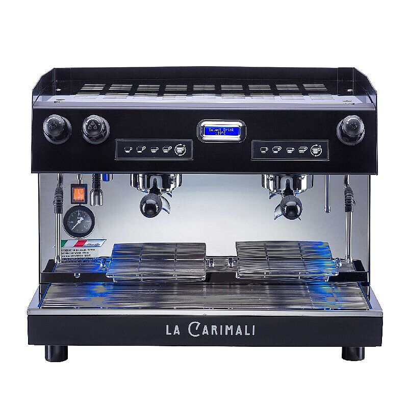 Carimali Nimble 2 Gruplu Espresso Kahve Makinesi, 13 Parça Kafe Seti, Siyah - Carimali