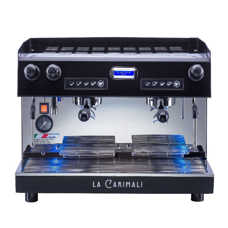 Carimali Nimble Tall Cup Yarı Otomatik Espresso Kahve Makinesi, 2 Gruplu, Siyah - Carimali