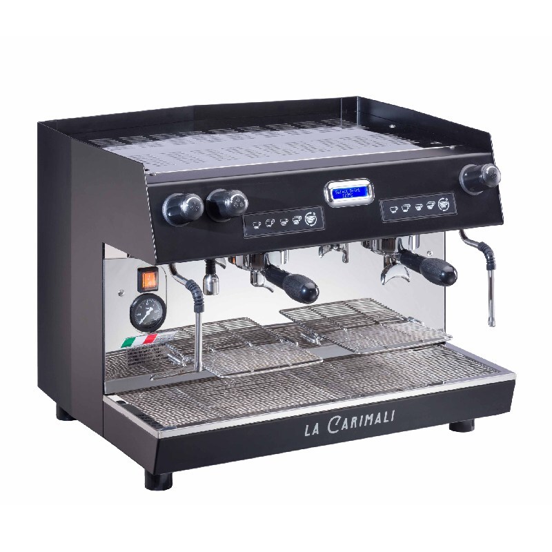 Carimali Nimble Tall Cup Yarı Otomatik Espresso Kahve Makinesi, 2 Gruplu, Siyah - Carimali