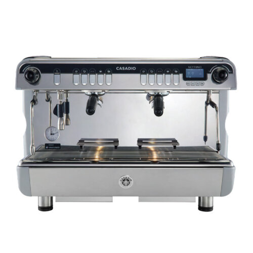 Casadio NETTUNO A2 TC Tall Cup Fully Automatic Espresso Coffee Machine, 2 Groups, White - Casadio