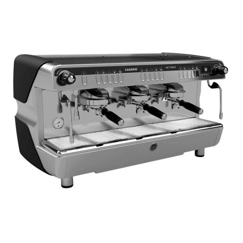 Casadio NETTUNO A3 ES TC Tall Cup Fully Automatic Espresso Coffee Machine, 3 Groups, Black 