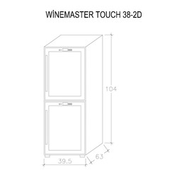 Caso 652 Wine Master Touch, 38-2D Şaraplık - Thumbnail