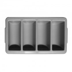 علبة شوكه وملاعق درج 4 عيون 540x325x100 مم - Tribeca