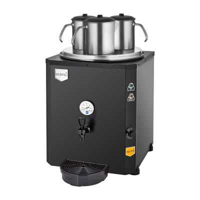 Remta DE10 Jumbo Çay Makinesi, 3 Demlikli, 40 L, Elektrikli, Siyah - 1