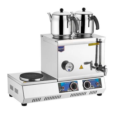 Remta K31 30 Model Ocaklı Çay Ocağı, 2 Demlikli, 23 L, Elektrikli - 1