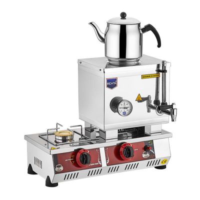 Remta N10(T) 15 Model Kahveci Takımlı Termik Tabanlı Çay Kazanı, Tek Demlikli, 13 L, Doğalgazlı - 2