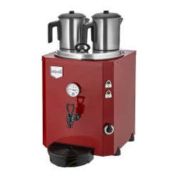 Remta DE11 Jumbo Çay Makinesi, 2 Demlikli, 23 L, Elektrikli, Kırmızı - Thumbnail