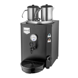 Remta DE12 Jumbo Çay Makinesi, 2 Demlikli, 13 L, Elektrikli, Siyah - Thumbnail