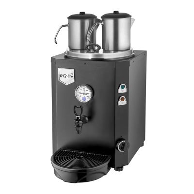 Remta DE12 Jumbo Çay Makinesi, 2 Demlikli, 13 L, Elektrikli, Siyah - 1