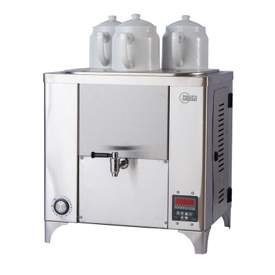 Çayista QGSE3I Qarabag Çay Makinesi, 3 Demlikli, 23 L, Elektrikli, Inox - 1