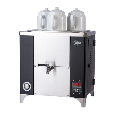 Çayista QGSE3S Qarabag Çay Makinesi, 3 Demlikli, 23 L, Elektrikli, Siyah - 1