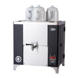 Çayista QGSE3S Qarabag Tea Maker, 3 заварочных чайника, 23 л, электрический, черный - Çayista