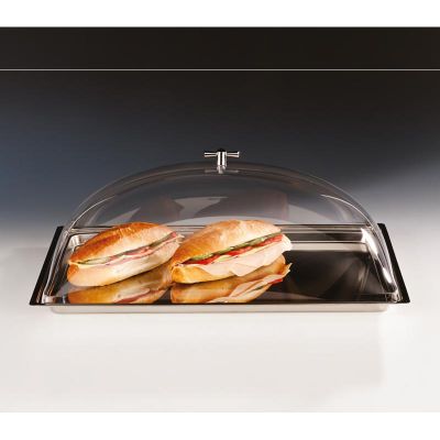 Zicco ZCP-024 Akrilik Kapaklı Çelik Tepsili Muhafaza Kabı, 56x36 cm - 1