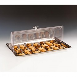 Zicco ZCP-018 Rolltop Kapaklı Polikarbon Muhafaza Kabı, GN 1/1, 56x36 cm - Zicco