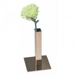 Biradlı GRV-13 Çelik Kare Karanfillik, 13 cm, Altın - Biradlı