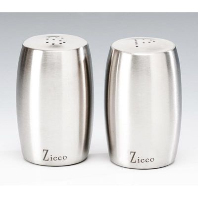 Zicco ZKC-101 Çelik Tuzluk Biberlik, 7.5 cm - 1