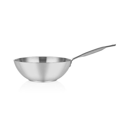 Altınbaşak İndüksiyon Çelik Wok Tava, 26 cm, Gümüş Saplı - 2