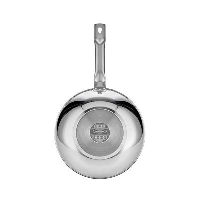 Altınbaşak İndüksiyon Çelik Wok Tava, 26 cm, Gümüş Saplı - 4