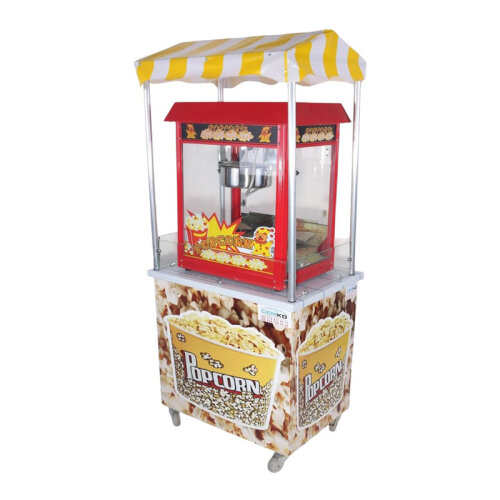 Cemko 1009 Ürgüp Arabalı Patlamış Mısır Makinesi, 50x70x190 cm - 3